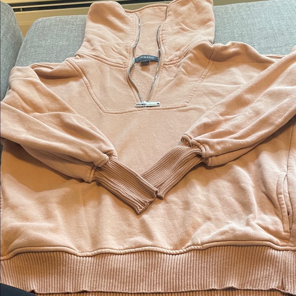 Primark Peach Beige Zip-Up Jacket